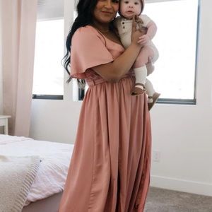 Baltic Born Sicily Satin Maxi dress